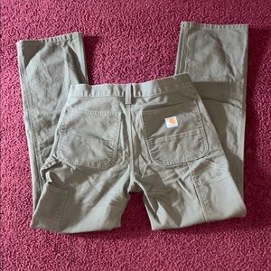 Carhartt Men's Green Work Pants